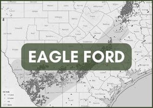 A map of eagle ford with the name of the area.