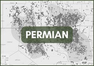 A map of permian with the word permian in front.